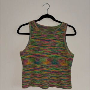 Multicolor Knit Tank Top - Women's XL